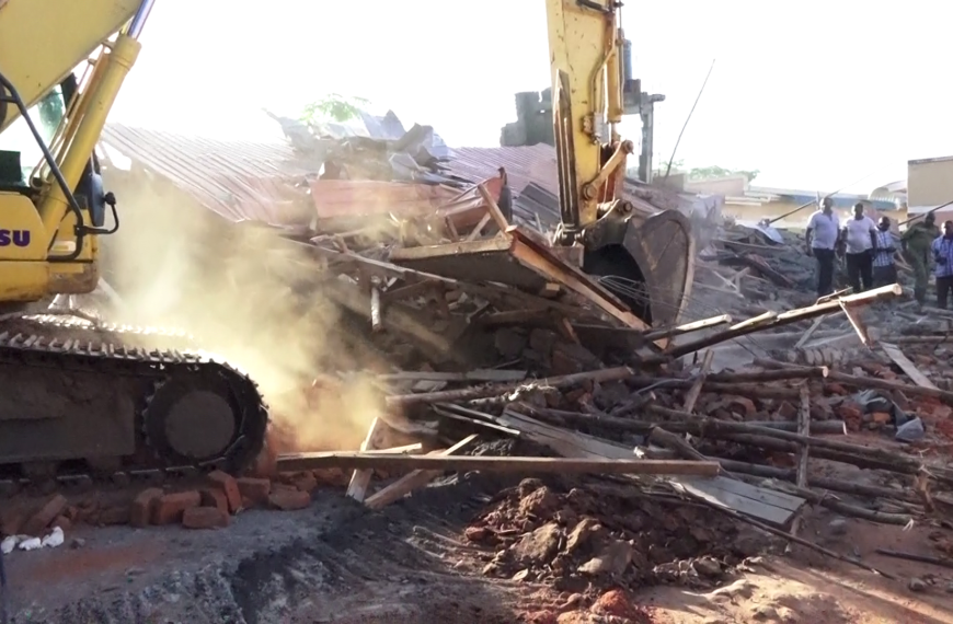 Two Feared Dead as a House Under Construction Collapses in Lira City.