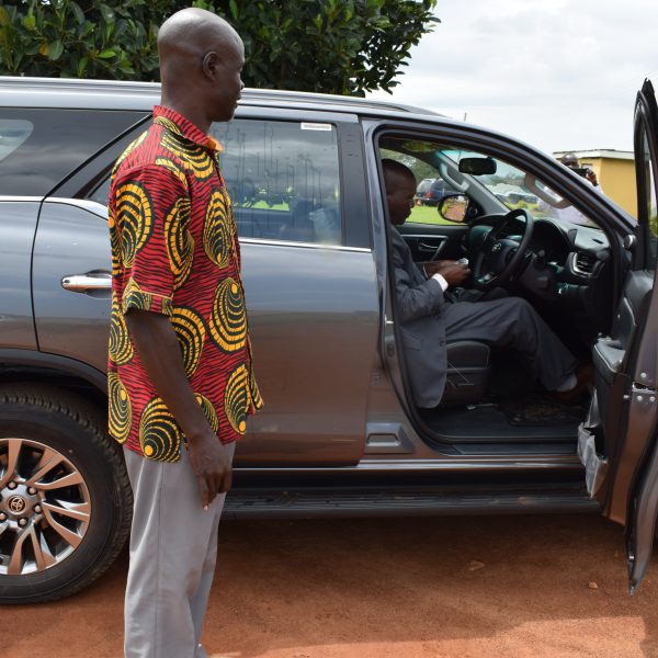 Lira University Deputy Vice Chancellor Receives Brand New Toyota Fortuner Office Vehicle