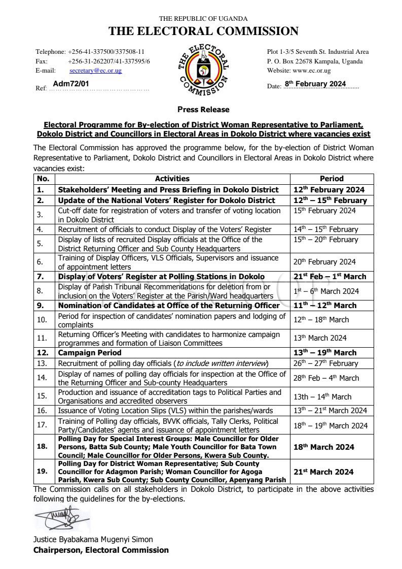 Dokolo-By-Elections-ROAD-MAP