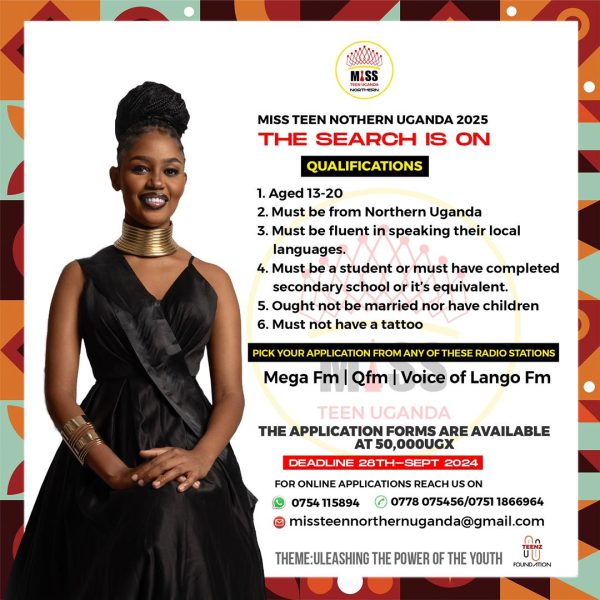 Miss Teen Northern Uganda 2024: A Journey of Empowerment and Growth Begins