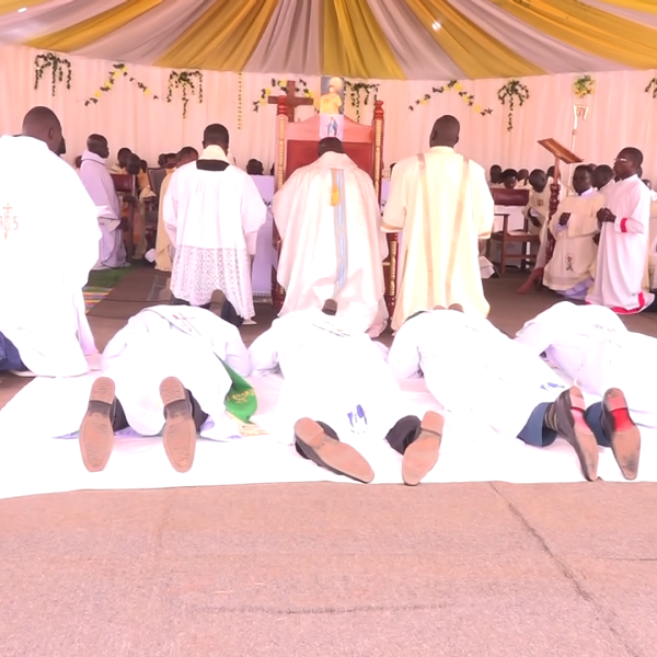 Bishop Sanctus Wanok Ordains Four to Priesthood in Lira Diocese