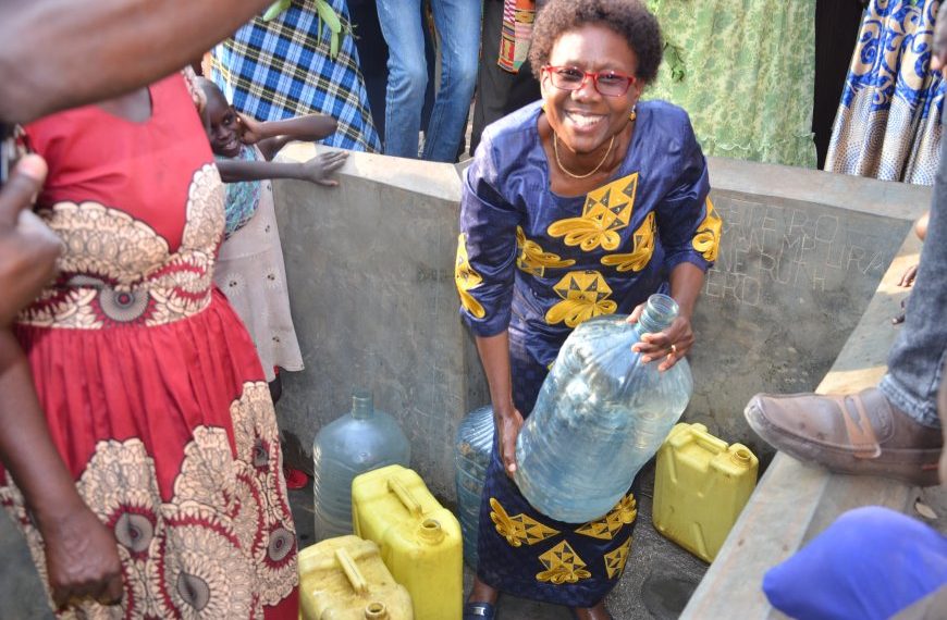 Lira City Residents Celebrate New Well Commissioned by Health Minister